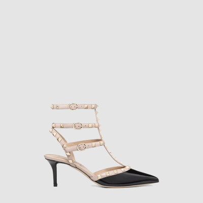 발렌티노 여성 락스터드 케이지 펌프스 - Valentino Womens Rockstud Cage Pumps - vas6970x