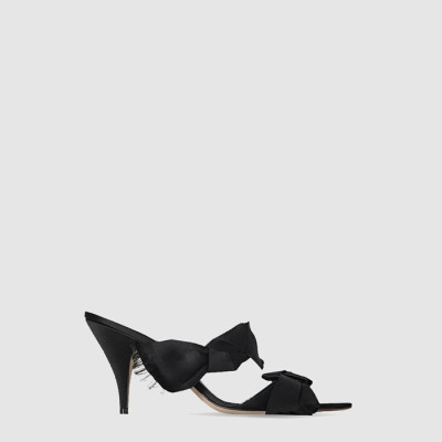 더 로우 여성 Vika Knot 새틴 힐 샌들 - The Row Womens Vika Knot Satin Heel Sandals - ths7085x