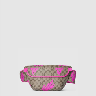 구찌 남성 프린트 대형 벨트백 - Gucci Mens Large Belt Bag With Print - gub7811x