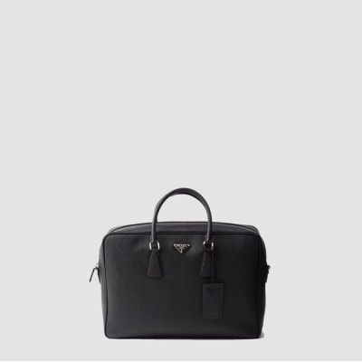 프라다 남성 사피아노 가죽 브리프케이스 2VE026 - Prada Mens Saffiano Leather Briefcase - prb7888x