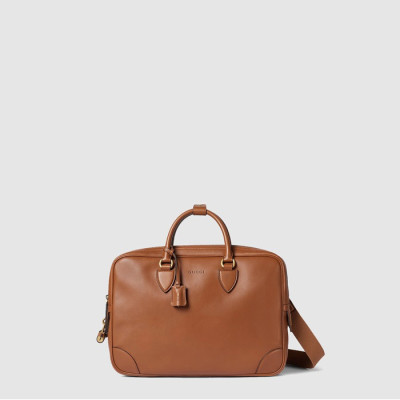 구찌 남성 GG 엠블럼 미디엄 브리프케이스 - Gucci Mens GG Emblem Medium Briefcase - dib7939x
