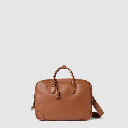 구찌 남성 GG 엠블럼 미디엄 브리프케이스 - Gucci Mens GG Emblem Medium Briefcase - gub7939x