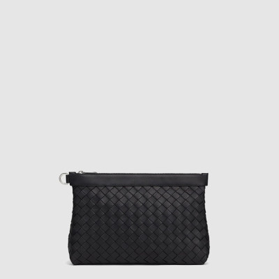 보테가베네타 남성 미디엄 인트레치아토 프리즘 파우치 - Bottega Veneta Mens Medium Intrecciato Prism Pouch - bvb8106x