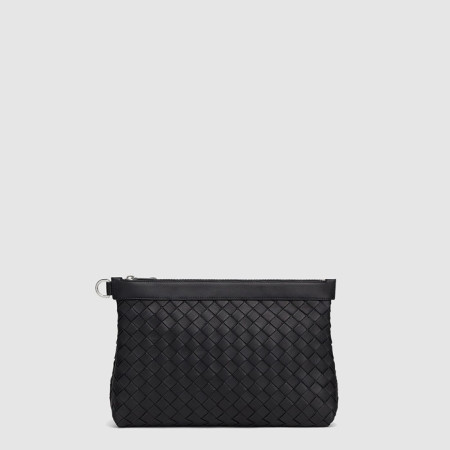 보테가베네타 남성 미디엄 인트레치아토 프리즘 파우치 - Bottega Veneta Mens Medium Intrecciato Prism Pouch - bvb8106x