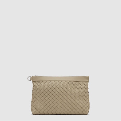 보테가베네타 남성 미디엄 인트레치아토 프리즘 파우치 - Bottega Veneta Mens Medium Intrecciato Prism Pouch - bvb8107x