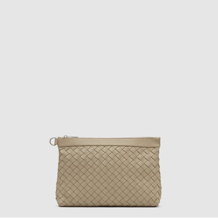 보테가베네타 남성 미디엄 인트레치아토 프리즘 파우치 - Bottega Veneta Mens Medium Intrecciato Prism Pouch - bvb8107x