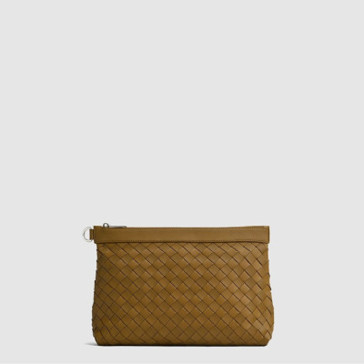 보테가베네타 남성 미디엄 인트레치아토 프리즘 파우치 - Bottega Veneta Mens Medium Intrecciato Prism Pouch - bvb8108x