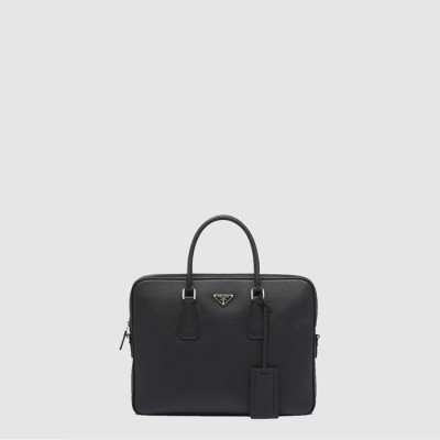 프라다 남성 가죽 브리프케이스 2VE368 - Prada Mens Leather Briefcase - prb9091x
