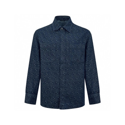 펜디 남성 데님 셔츠 - Fendi Mens Denim Shirts - fec7809x