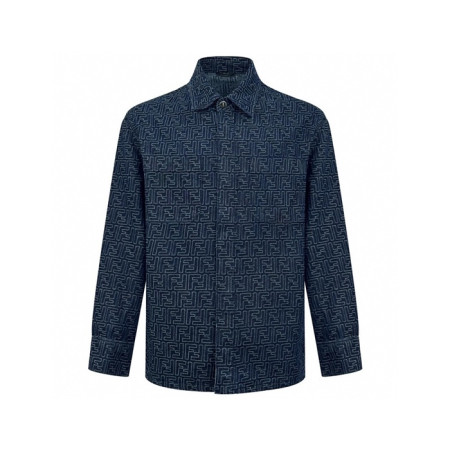 펜디 남성 데님 셔츠 - Fendi Mens Denim Shirts - fec7809x