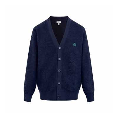 로에베 남성 브이넥 가디건 - Loewe Mens V-neck Cardigan - loc7819x