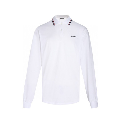 미우미우 남성 폴로 긴팔티 - Miumiu Mens Polo Tshirt - mic7822x