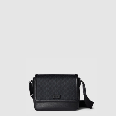 구찌 남성 태그 장식 미디엄 GG 크로스백 - Gucci Mens Medium GG Crossbody Bag With Tag Decoration - gub9212x