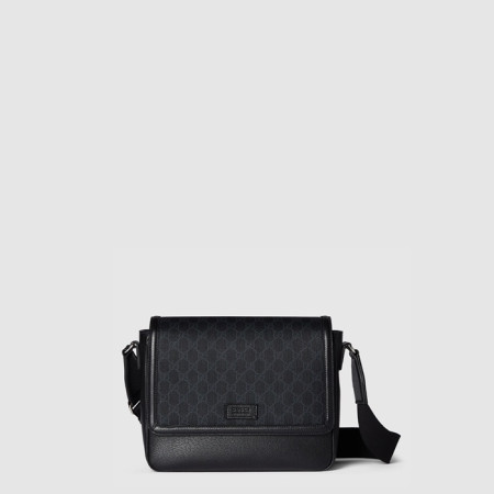 구찌 남성 태그 장식 미디엄 GG 크로스백 - Gucci Mens Medium GG Crossbody Bag With Tag Decoration - gub9212x