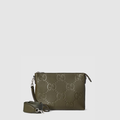구찌 남성 점보 GG 미디엄 메신저백 - Gucci Mens Jumbo GG Medium Messenger Bag - gub9225x