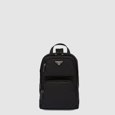 프라다 남성 리나일론 가죽 백팩 2VZ105 - Prada Mens Re-Nylon And Leather Backpack - prb9231x