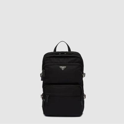 프라다 남성 리나일론 가죽 백팩 2VZ101 - Prada Mens Re-Nylon And Leather Backpack - prb9260x