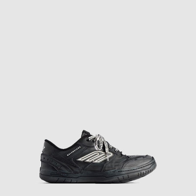 발렌시아가 남성 햄튼스 미디엄 원-아웃 스니커즈 - Balenciaga Mens Hamptons Medium One-Out Sneakers - bas7102x