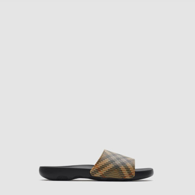 버버리 남성 체크 슬라이드 - Burberry Mens Check Slides - bus7258x