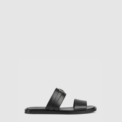 구찌 남성 라운드 인터로킹 G 디테일의 샌들 - Gucci Mens Sandals with Round Interlocking G Detail - gus7278x