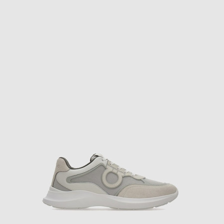 페라가모 남성 간치니 오너먼트 로우탑 스니커즈 - Ferragamo Mens Gancini Ornament Low-Top Sneakers - fes7285x