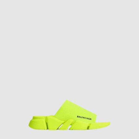 발렌시아가 남성 스피드 2.0 리사이클드 니트 슬라이드 - Balenciaga Mens Speed 2.0 Recycled Knit Slides - bas7294x