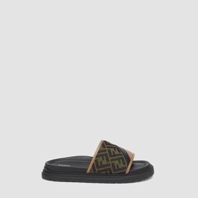 펜디 남성 다이고널 슬라이드 - Fendi Mens Diagonal Slide - fes7299x