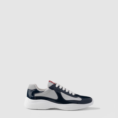 프라다 남성 아메리카 컵 페이턴트 스니커즈 - Prada Mens Americas Cup Patent Sneakers - prs7370x