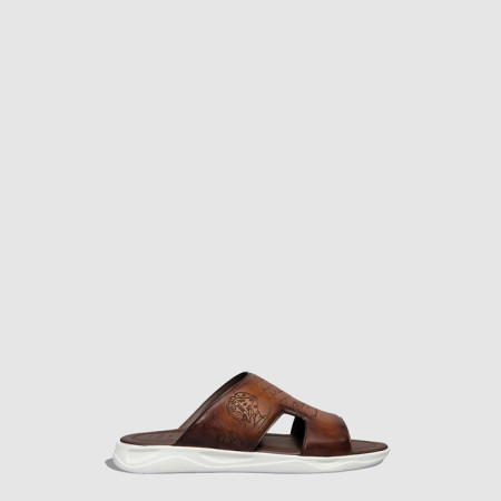 벨루티 남성 쉐도우 레더 샌들 - Berluti Mens Shadow Leather Sandals - bes7490x