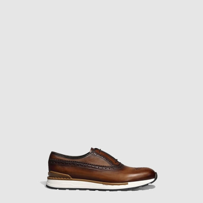 벨루티 남성 레더 스니커즈 - Berluti Mens Leather Sneakers - bes7513x