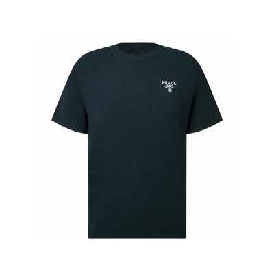 프라다 남성 라운드 반팔티 - Prada Mens Round Tshirt - prc7897x