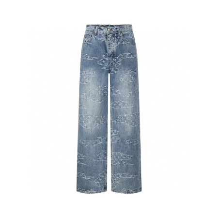 루이비통 남성 트렌디 청바지 - Louis vuitton Mens Trendy Jeans - lvc7905x