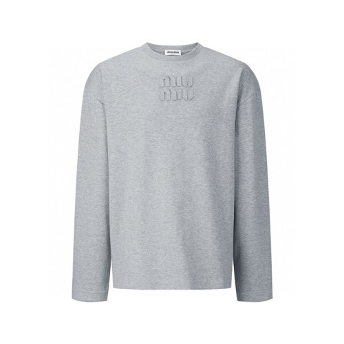 미우미우 남/녀 라운드 긴팔티 - Miumiu Unisex Round Tshirt - mic7909x