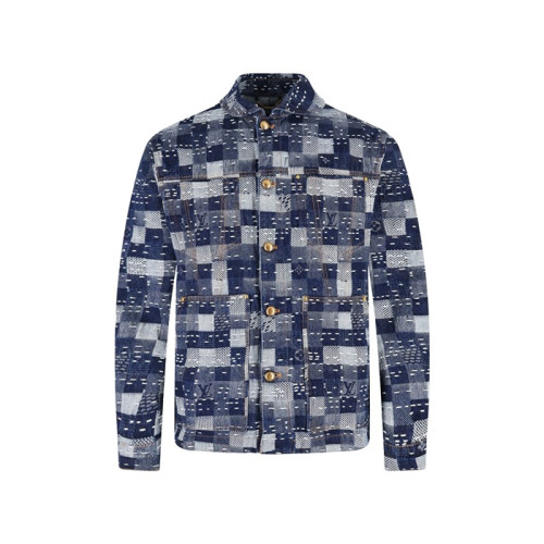 루이비통 남성 데님 재킷 - Louis vuitton Mens Denim Jacket - lvc7929x