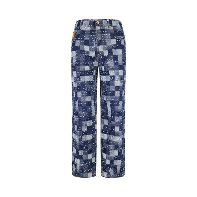 루이비통 남성 트렌디 청바지 - Louis vuitton Mens Trendy Jeans - lvc7930x