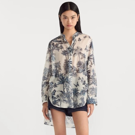 디올 여성 디올리비에라 롱 블라우스 - Dior Womens Dioriviera Long Blouse - dic7958x