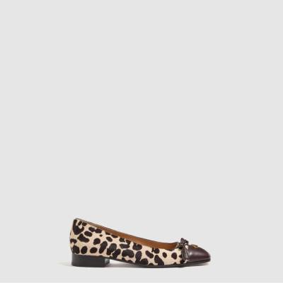 발렌티노 여성 발레 뒤 루아 포니 이펙트 카프스킨 발레리나 - Valentino Ballet du Roi Pony Effect Calfskin Ballerina - vas7811x