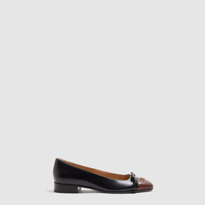 발렌티노 여성 발레 뒤 루아 포니 이펙트 카프스킨 발레리나 - Valentino Ballet du Roi Pony Effect Calfskin Ballerina - vas7814x