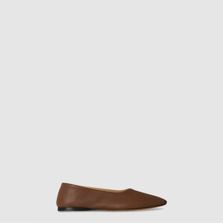 더 로우 여성 Awar 가죽 플랫 슈즈 - Tthe Row Awar Leather Flat Shoes - ths7878x