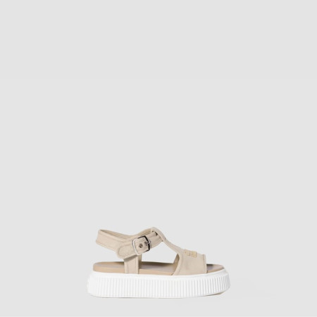 미우미우 여성 데님 플랫폼 샌들 - Miu Miu Denim Platform Sandals - mis7939x