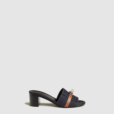 에르메스 여성 지지 50 켈리 버클 뮬 - Hermes Womens Gigi 50 Kelly Mules - hes8002x