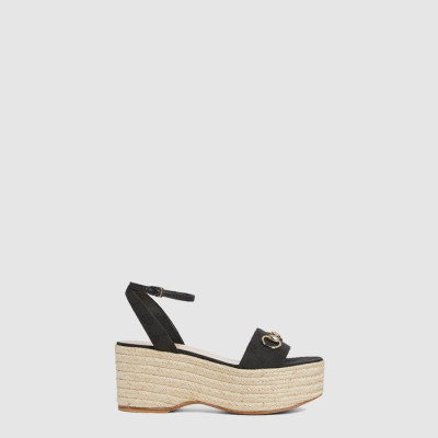 구찌 여성 홀스빗 에스파드릴레 - Gucci Womens Horsebit Espadrilles - gus8025x