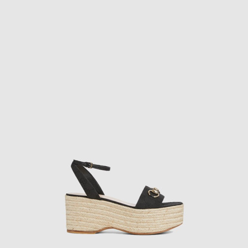 구찌 여성 홀스빗 에스파드릴레 - Gucci Womens Horsebit Espadrilles - gus8025x