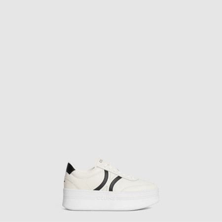 셀린느 여성 백 트리옹프 웨지 아웃솔 블록 스니커즈 - Celine Bag Triomphe Wedge Outsole Block Sneakers - ces8087x