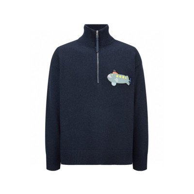 로에베 남성 집업 스웨터 - Loewe Mens Zip-up Sweater - loc8013x