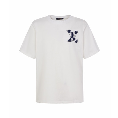 루이비통 남성 라운드 반팔 티셔츠 - Louis vuitton Mens Round Tshirt - lvc8027x