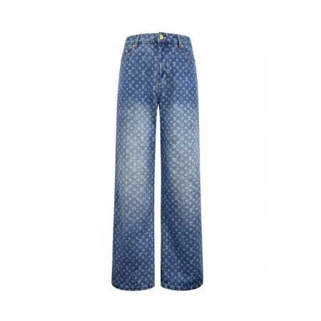 루이비통 남성 트렌디 청바지 - Louis vuitton Mens Trendy Jeans - lvc8034x