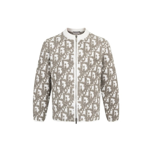 디올 남성 집업 스웨터 - Dior Mens Zip-up Sweater - dic8049x