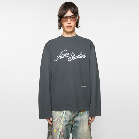 아크네 남성 크루넥 긴팔티 - Acne Mens Round Tshirt - anc8083x