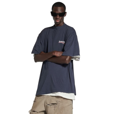 발렌시아가 남성 라운드 반팔 티셔츠 - Balenciaga Mens Round Tshirt - bac8119x